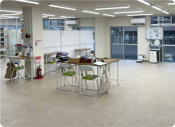 作業をしている写真